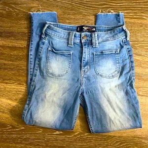 Hollister crop high rise jeans